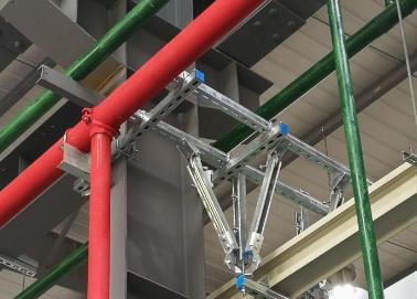 石嘴山市该抗震支架的整体式支吊架结构协调性好